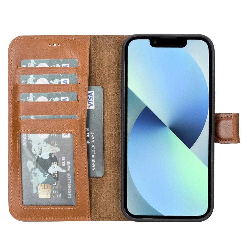 Casper iPhone 12 Serie Afneembaar Lederen Portemonneehoesje