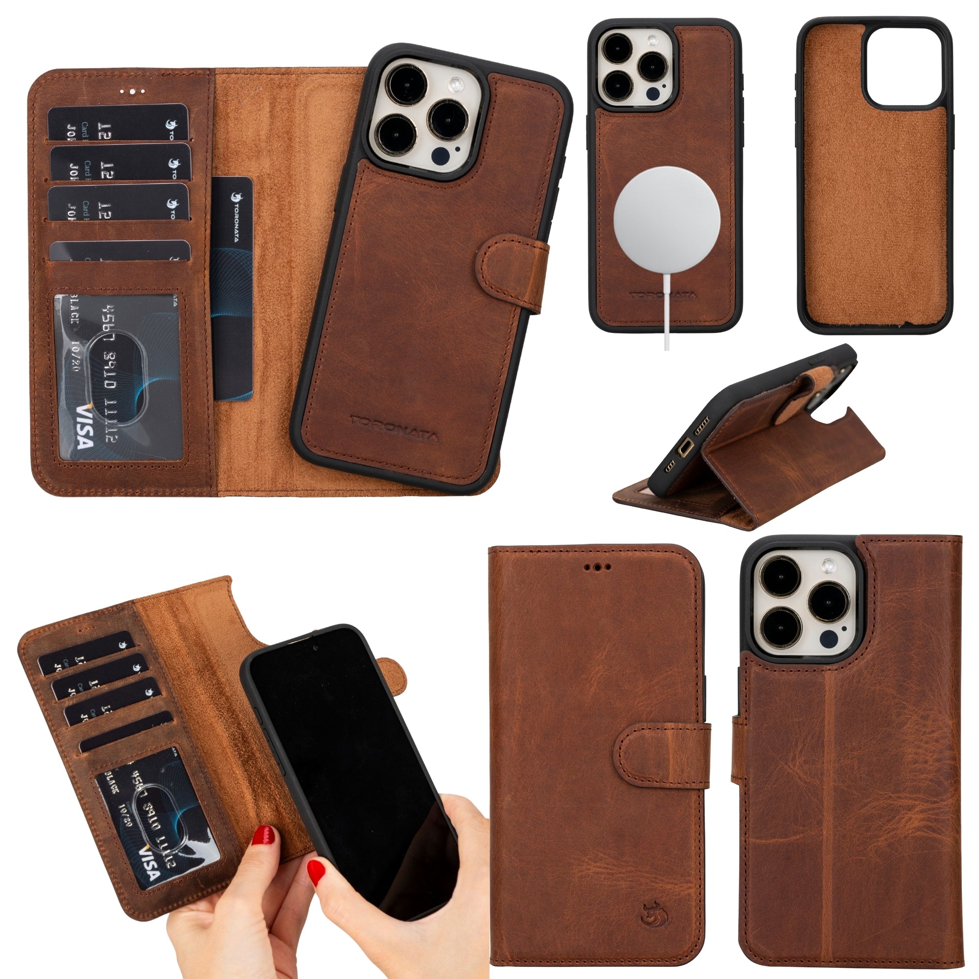 Casper Leather iPhone 14 Pro Max Wallet Case | MagSafe-0