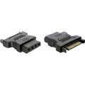 Delock adapter 15-pins SATA > 4-pins IDE (zwart, 82326)