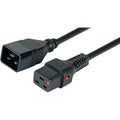 Power cable c19-c20 iec lock (black, 3 meter)